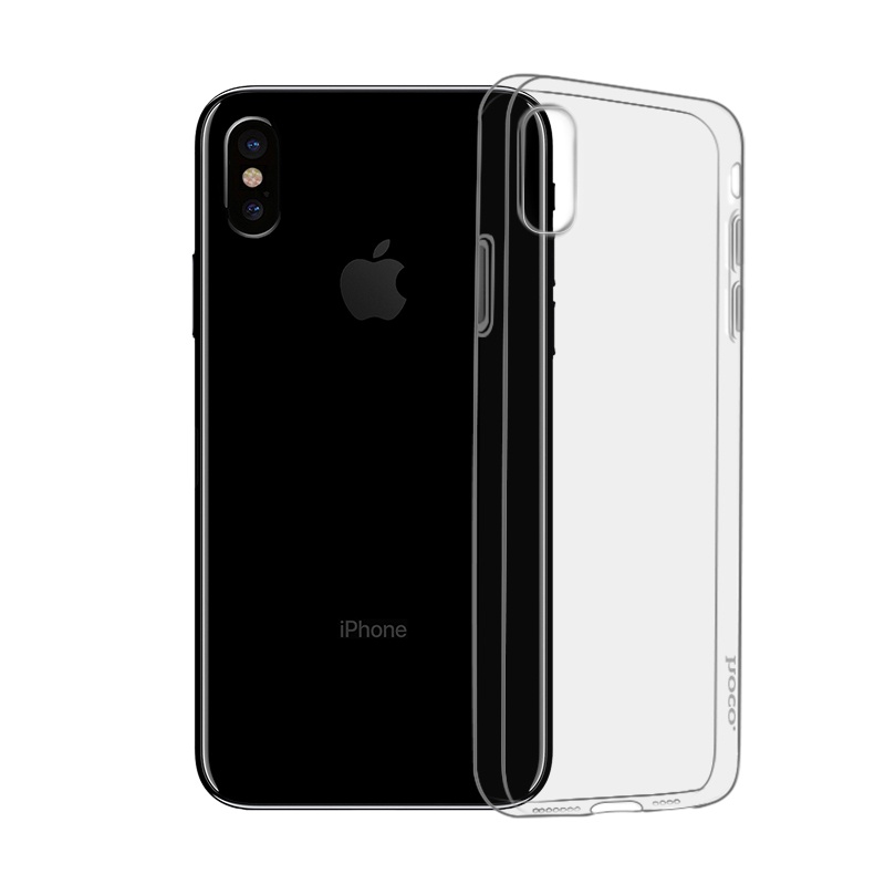 фото Чехол силиконовый HOCO для APPLE iPhone XR, Light, чёрный