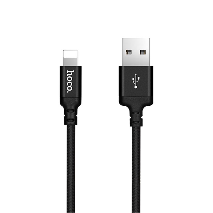 фото Кабель USB Hoco X14 Times speed Lightning, 1 м, черный