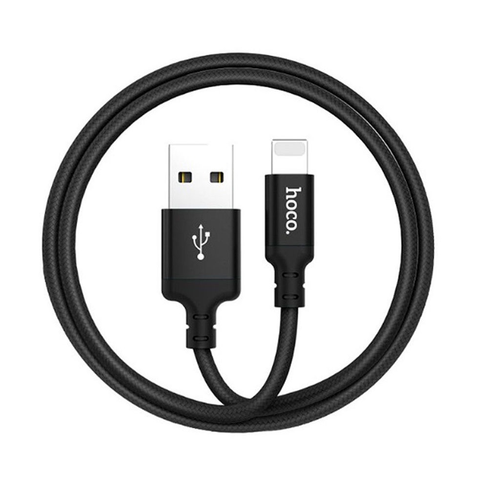 фото Кабель USB Hoco X14 Times speed Lightning, 1 м, черный