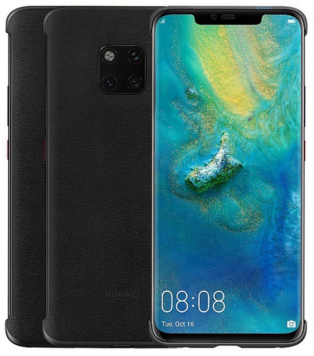 фото Чехол накладка Gurdini Huawei Original PU Case для Huawei Mate 20 Pro ,908658,черный