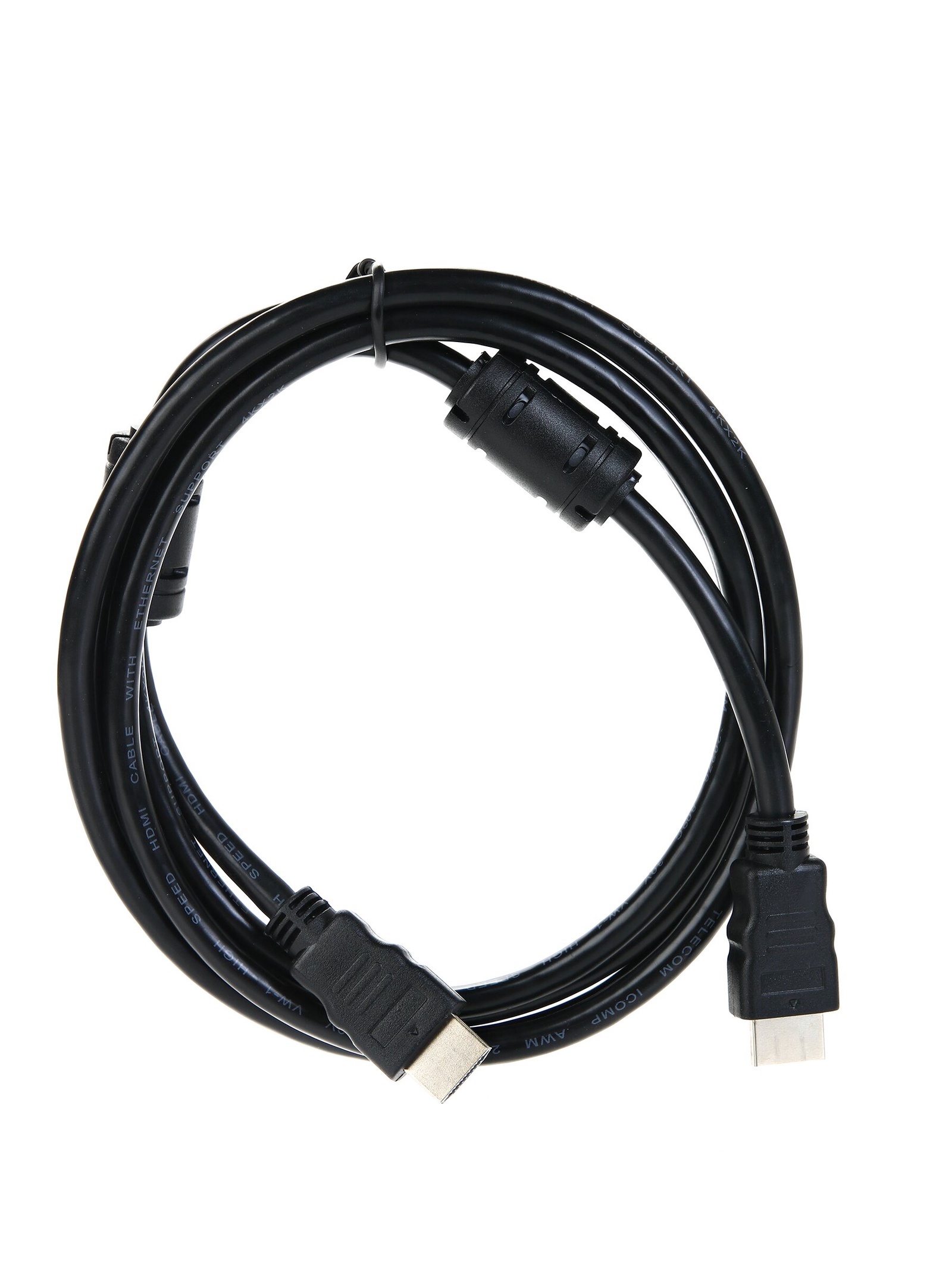 фото Кабель HDMI-19M --- HDMI-19M ver 2.0+3D/Ethernet,2 фильтра 2m Telecom <TCG200F-2M>