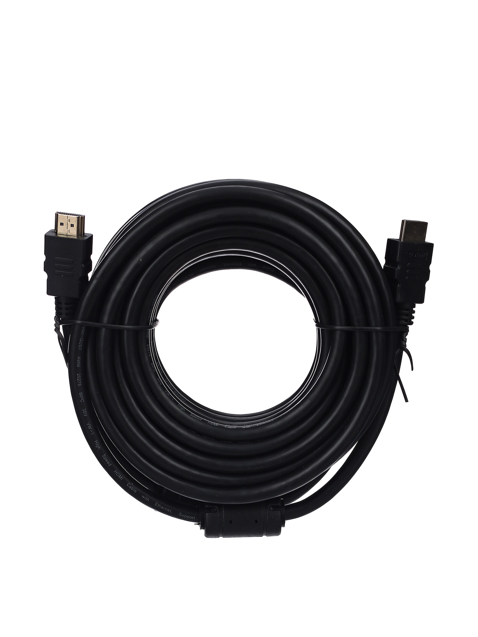 фото Кабель HDMI 19M/M ver 2.0, 7.5М, 2 фильтра Aopen <ACG711D-7.5M>