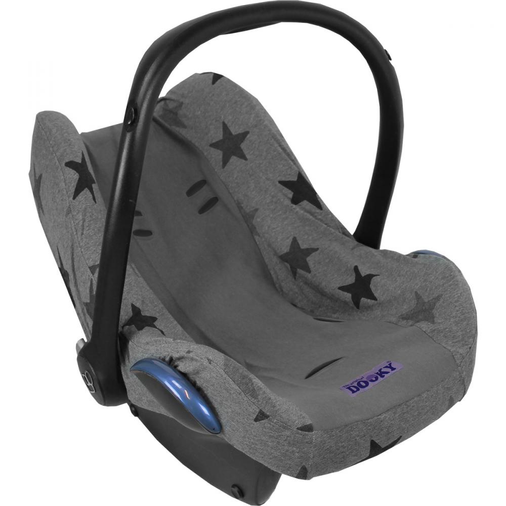 фото Xplorys Чехол в автокресло DOOKY Seat cover 0+ цв. Grey Stars Dooky- xplorys