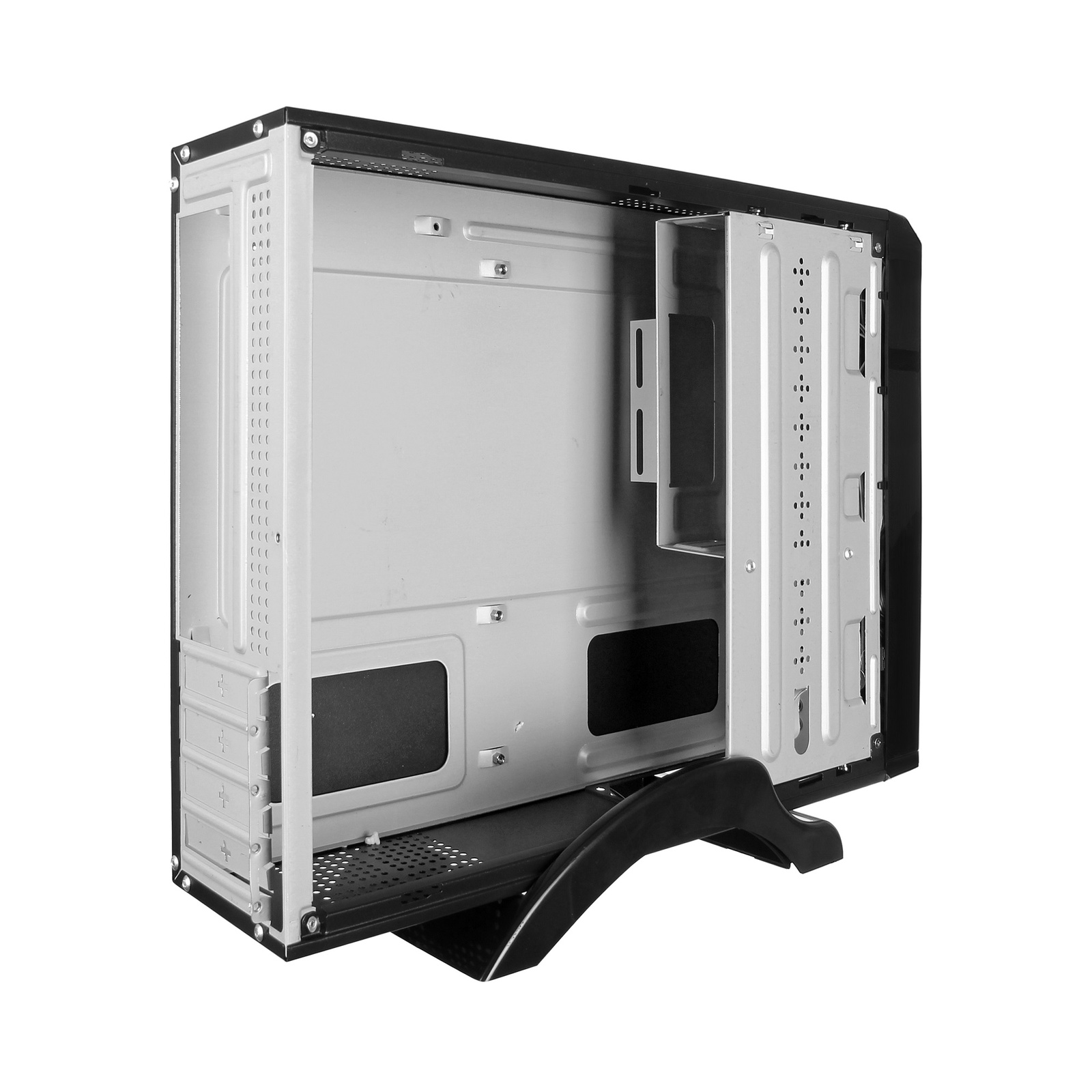 фото Компьютерный корпус MiniITX Exegate MI-207 350W Black, miniITX/mATX, БП M350 80mm, 2*USB, Audio