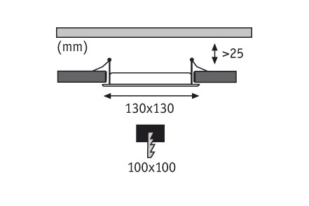 фото Потолочный светильник PremLED Panel 2x7W Ws Paulmann