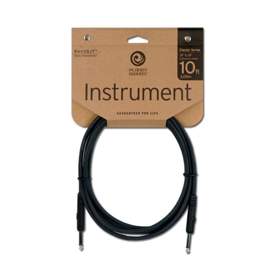 фото PLANET WAVES PW-CGT-10 шнур гитарный Classic 3,05 м.