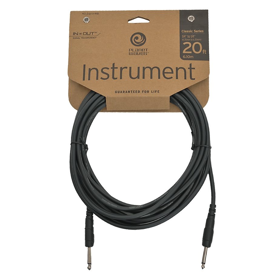 фото Planet Waves PW-CGT-20 шнур гитарный Classic 6,01 м