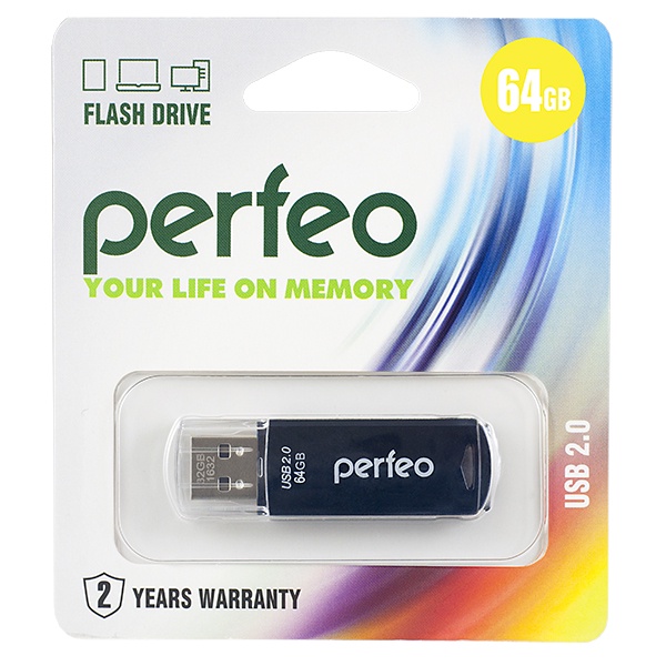 фото USB Флеш-накопитель Perfeo 64GB C06 черный