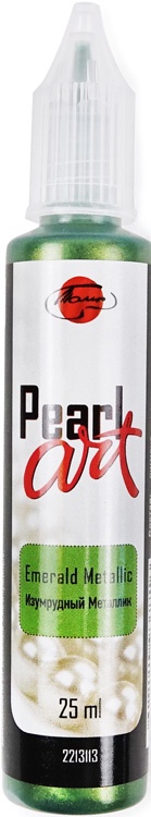 фото Контур для создания жемчужин Pearl Art, "Таир", туба 25 мл, цвет: Изумрудный Металлик