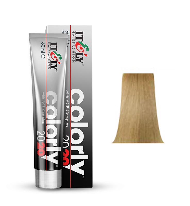 фото Itely Hairfashion COLORLY 2020 10I Ультрасветлый матовый блондин ULTRALIGHT BLONDE MATT стойкая крем-краска с ACP Complex и антиоксидантами