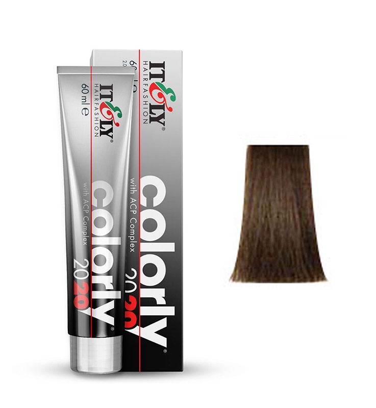 фото Itely Hairfashion COLORLY 2020 6I Темный матовый блонд DARK BLONDE MATT стойкая крем-краска с ACP Complex и антиоксидантами