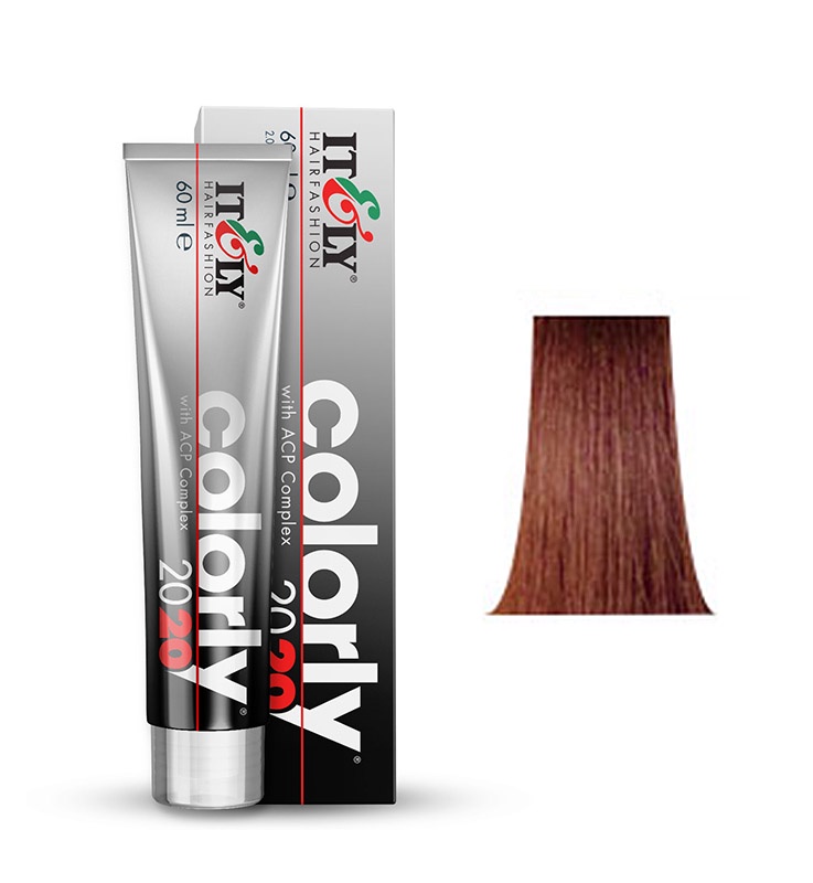 фото Itely Hairfashion COLORLY 2020 7RD золотисто-медный русый (7RD GOLDEN COPPER BLONDE) стойкая крем-краска с ACP Complex и антиоксидантами