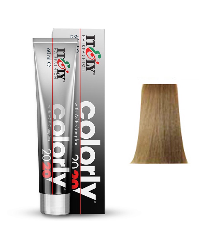 фото Itely Hairfashion COLORLY 2020 9I Очень светлый матовый блонд LIGHTEST BLONDE MATT стойкая крем-краска с ACP Complex и антиоксидантами