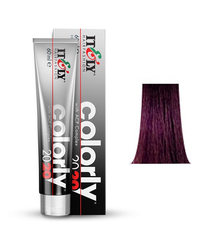 фото Itely Hairfashion COLORLY 2020 7MP махагоново-сливовый русый (MAHOGANY PLUM BLONDE) стойкая крем-краска с ACP Complex и антиоксидантами