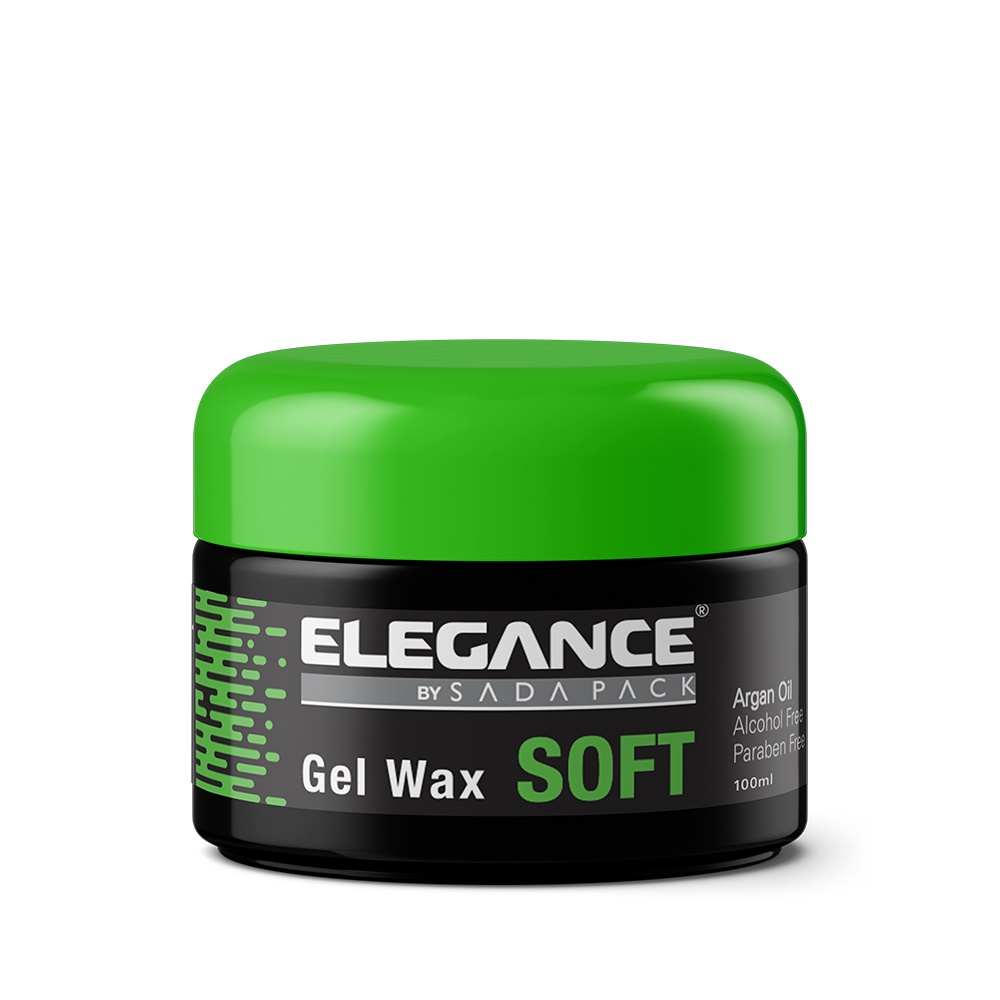 фото Гель-воск для волос "Soft" с маслом арганы (средняя фиксация) 100мл./Elegance plus