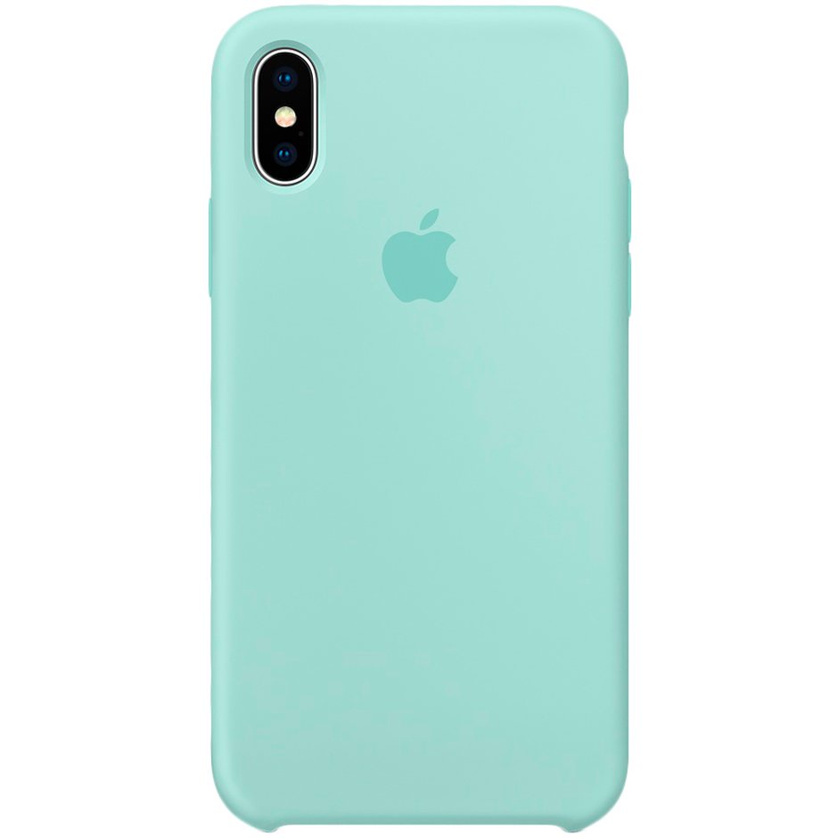 фото Чехол для Apple iPhone X Silicone Case Marine Green
