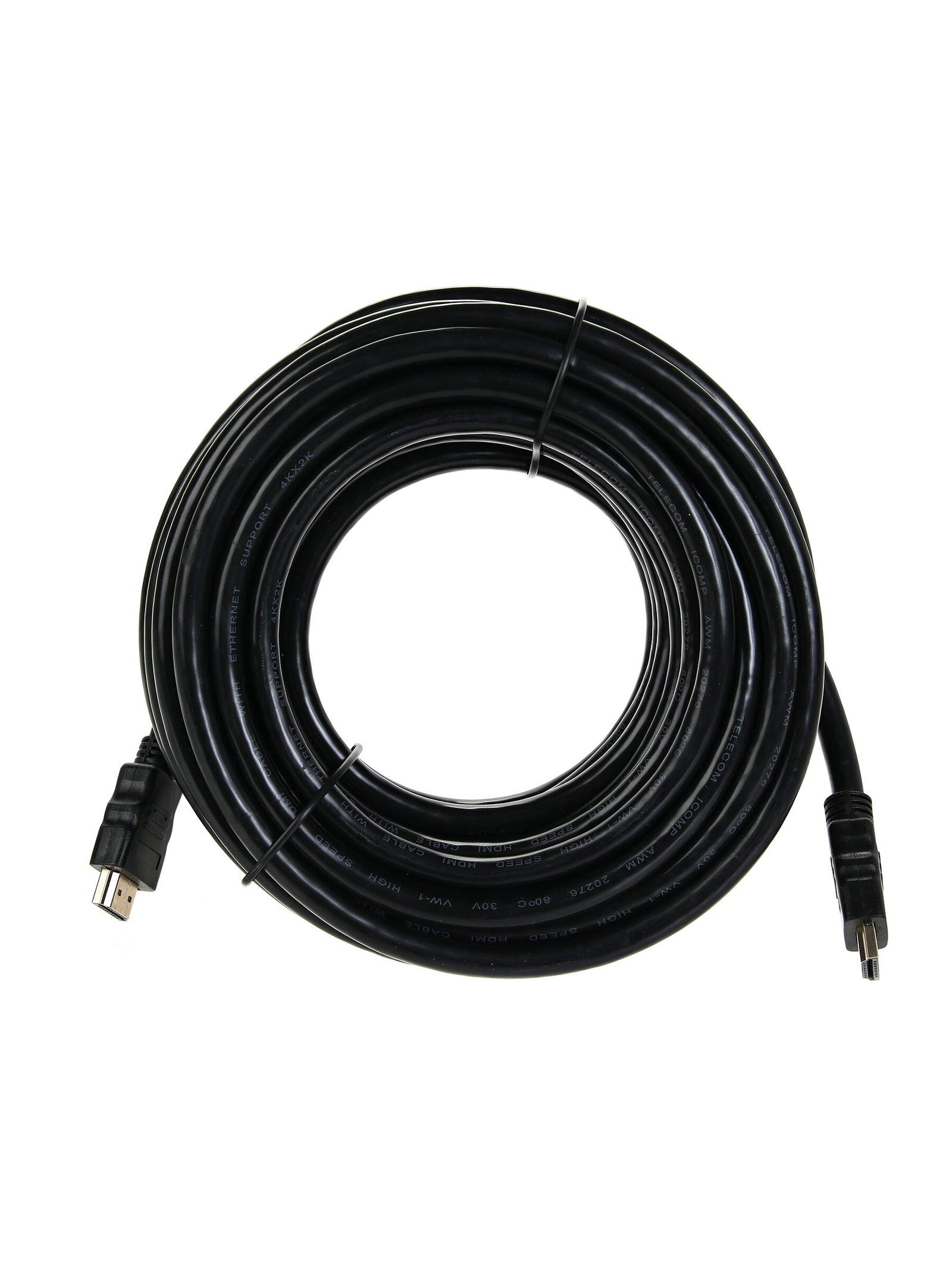 фото Кабель HDMI-19M --- HDMI-19M ver 2.0+3D/Ethernet,2 фильтра 10m Telecom <TCG200F-10M>