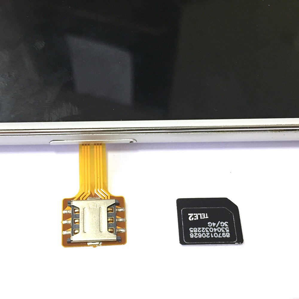фото ESP-nanoSIM, Адаптер для подключения дополнительной nanoSIM к смартфону, Espada