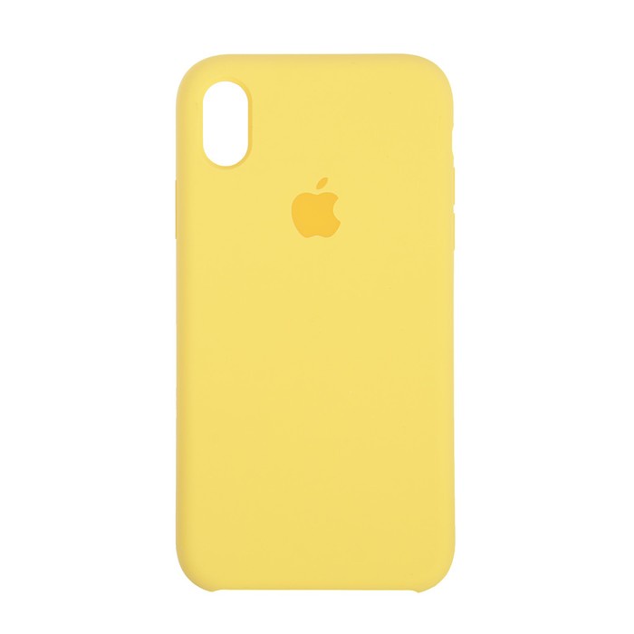 фото Силиконовый чехол Silicone Case для iPhone XS Max (Желтый)