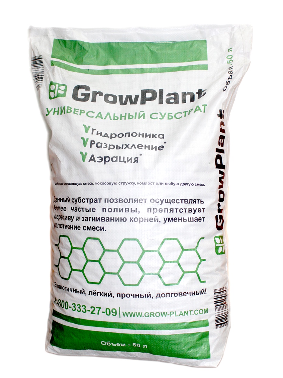 фото Субстрат пеностекольный GrowPlant фракция 20-30, мешок 50 л