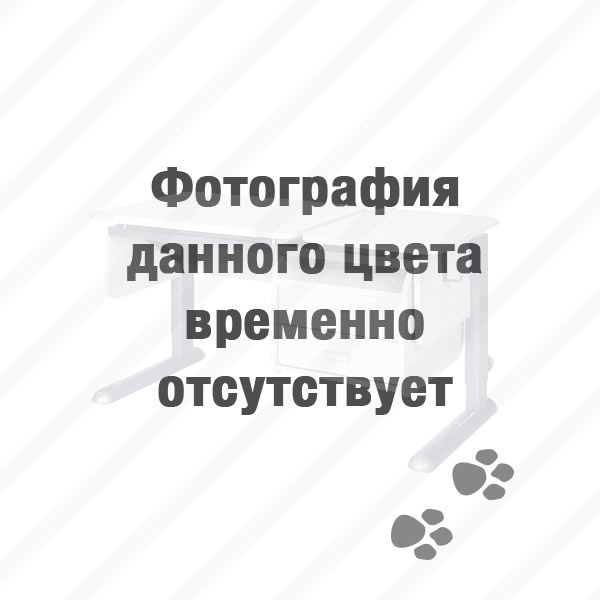 фото Парта для дома Астек ТВИН-2 с подвесной тумбой (цвет столешницы: яблоня, цвет ножек стола: белый)