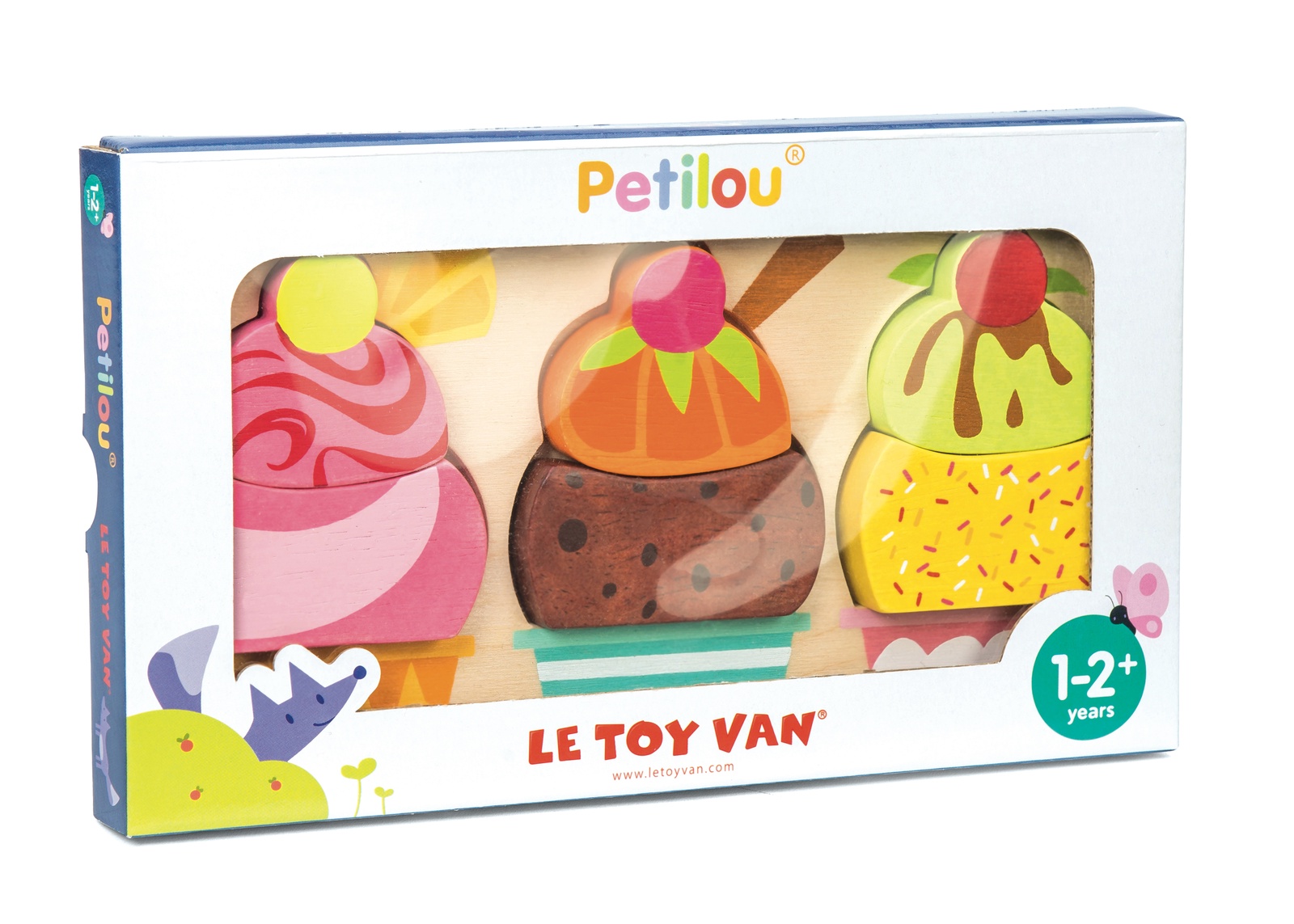 фото Рамка-вкладыш LE TOY VAN Мороженое с фруктами