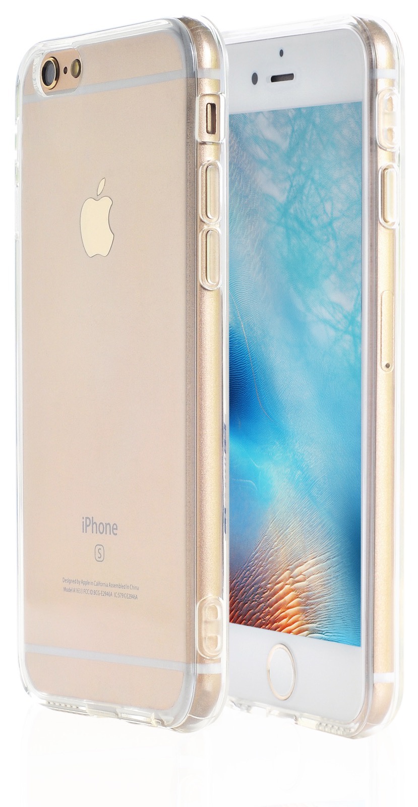 фото Чехол Gurdini накладка силикон плотный 0.4 mm для Apple iPhone 6/6S 4.7",900381,прозрачный
