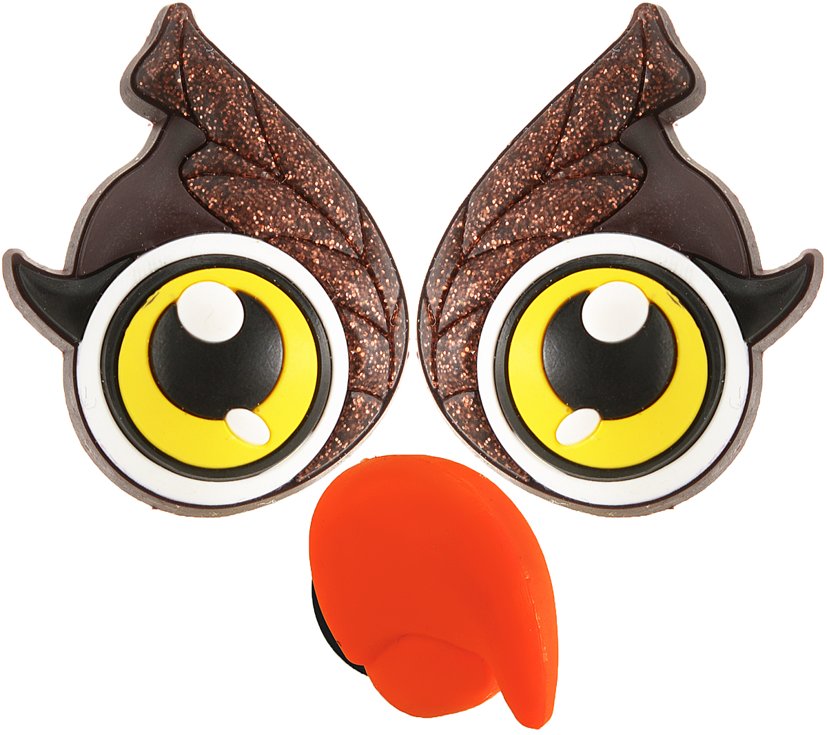 фото Джибитсы Crocs Jibbitz CAC Owl Crt-A-Clg Dcls Pk-Card, цвет: коричневый. 3000023-01460-0001
