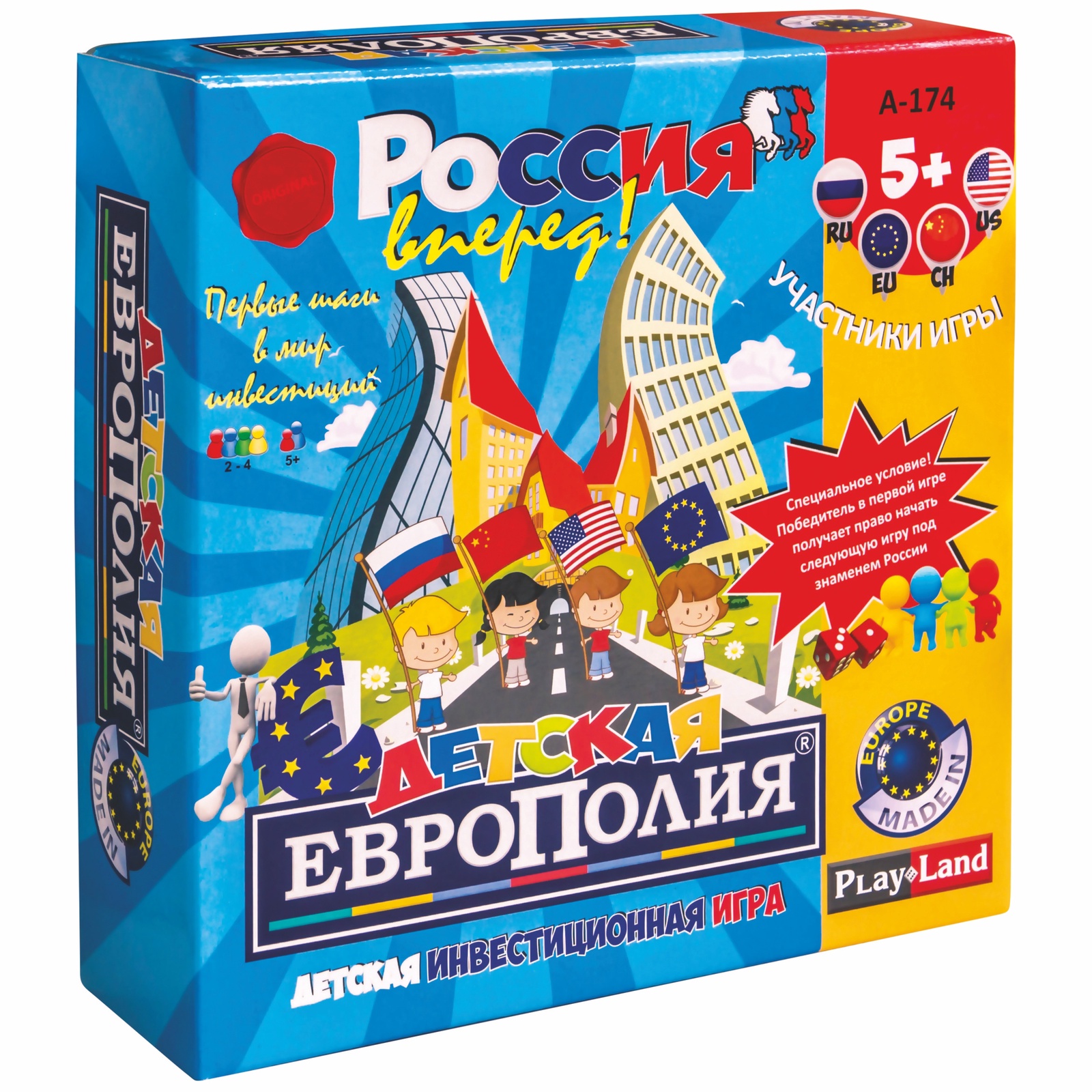 Настольная игра Детская Европолия Play Land