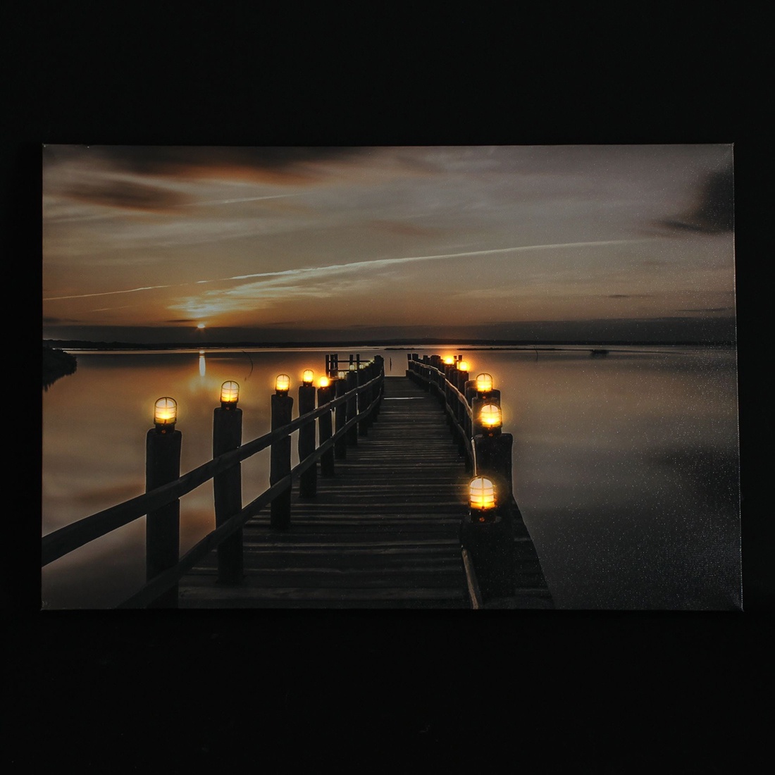 фото Картина со светодиодной подсветкой "Закат" Хит - декор