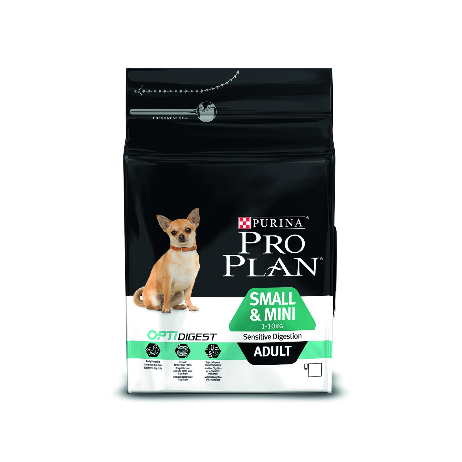 фото Purina Pro plan сухой корм для взрослых собак мелких и карликовых пород с чувствительным пищеварением, ягненок и рис (7 кг)