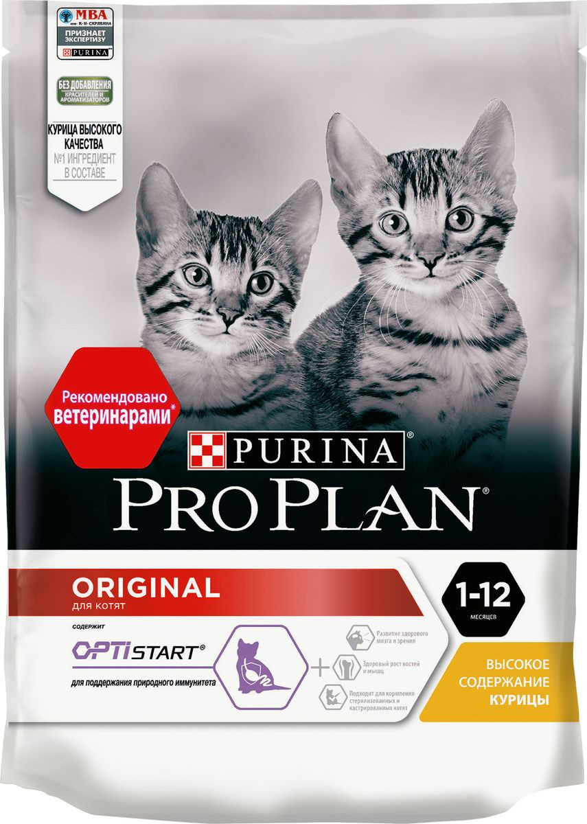 фото Корм сухой Pro Plan Cat, с курицей, для котят, 12396625, 200 г
