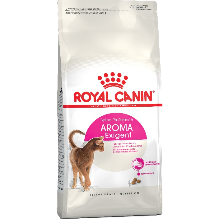 фото ROYAL CANIN Feline Health Nutrition Feline Preference Aroma Exigent корм для кошек, привередливых к аромату продукта 2кг