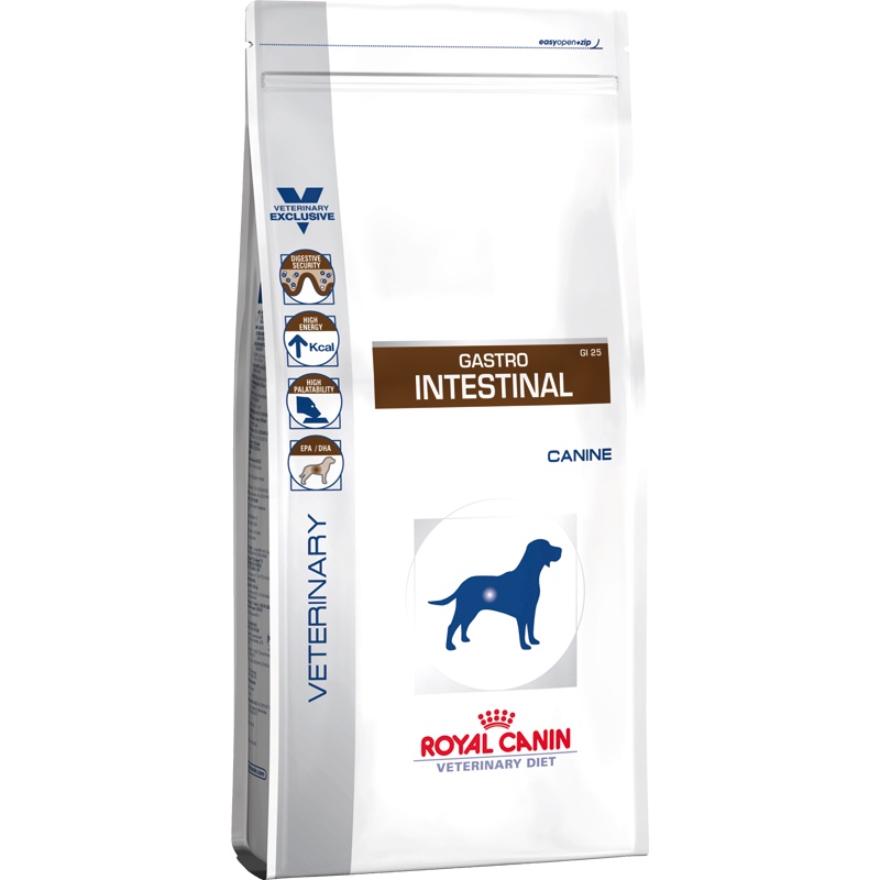 фото ROYAL CANIN Veterinary Diet Canine Gastro Intestinal GI25 диетический корм для собак при нарушении пищеварения 14кг