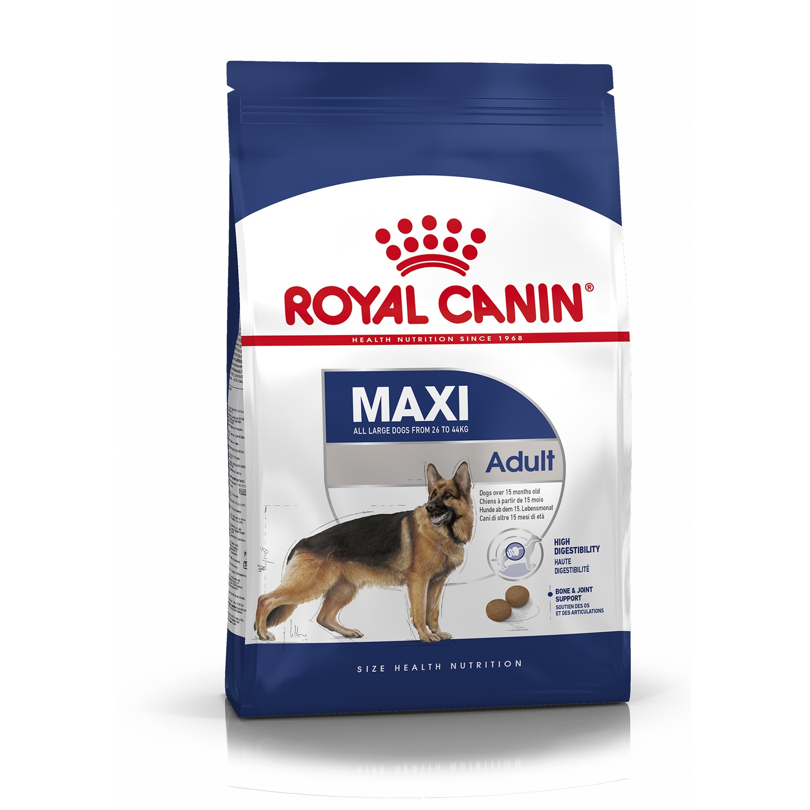 фото ROYAL CANIN Size Health Nutrition Maxi Adult корм для собак крупных пород (вес собаки от 25 до 45кг) 3кг