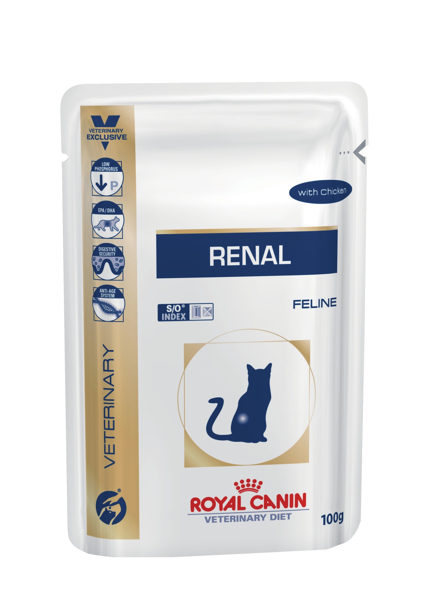 фото Royal Canin влажный корм для взрослых кошек всех пород, при почечной недостаточности, курица (85 гр) Royal canin (лечебные)