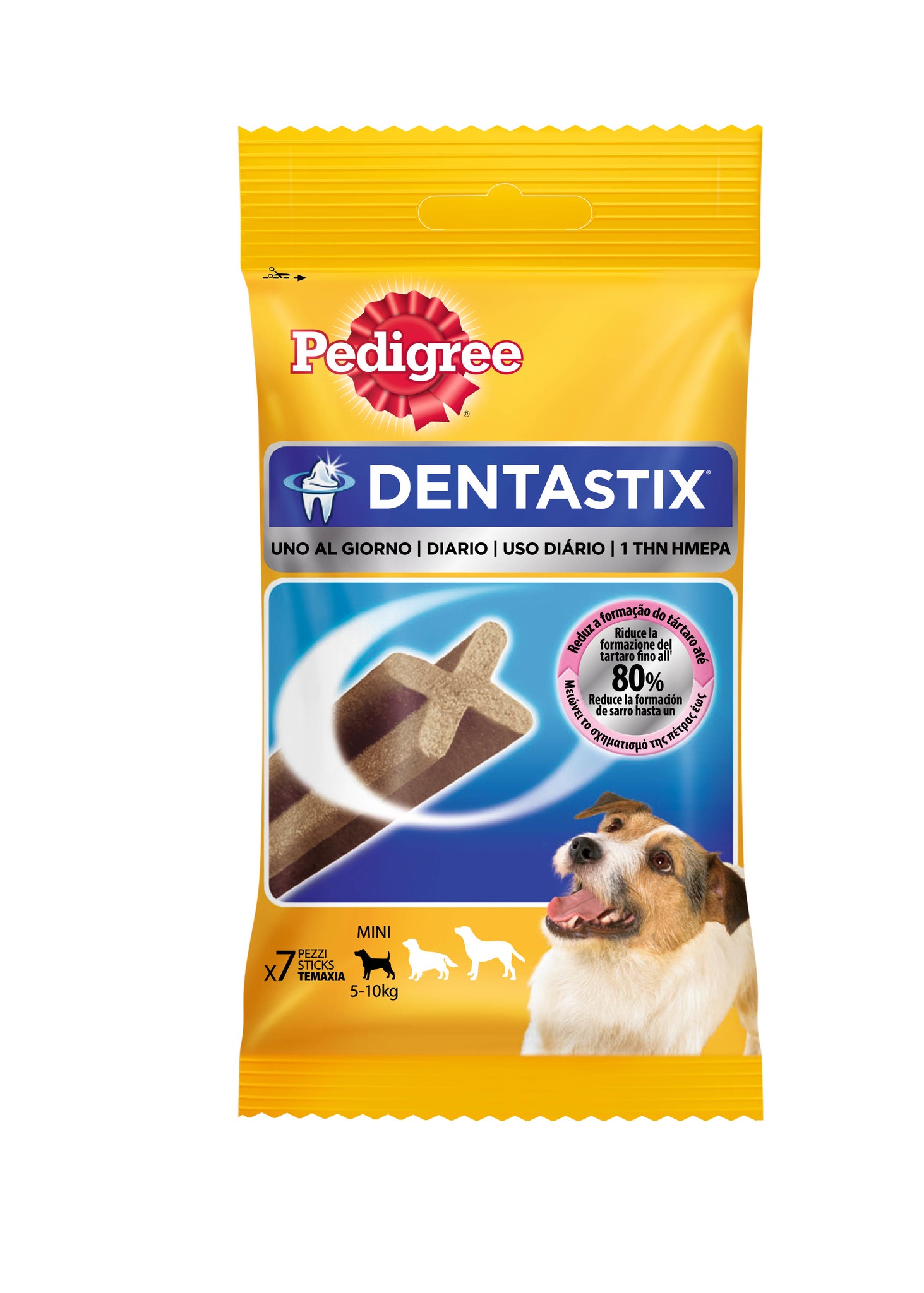 фото Pedigree Dentastix лакомство для взрослых собак всех пород, здоровье зубов (77 гр)