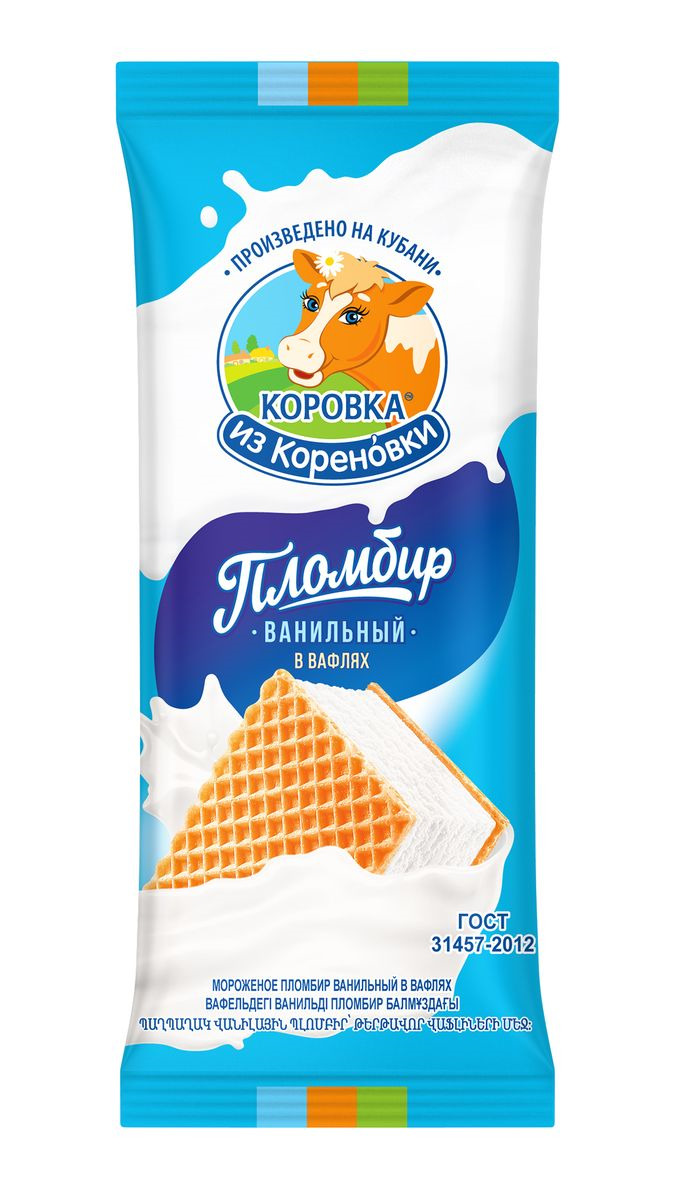 Коровка из Кореновки мороженое брикет