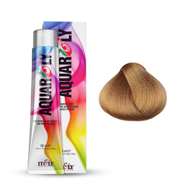 фото Itely Hairfashion Aquarely IMP 9NI интенсивный очень светлый блондин (9 NI NATURAL INTENSE LIGHTEST BLONDE) стойкая крем-краска для волос с микропигментами и низким содержанием аммиака