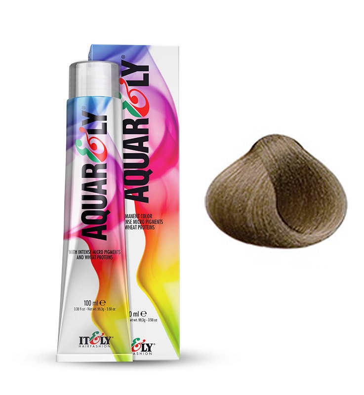 фото Itely Hairfashion Aquarely IMP 9I очень светлый матовый блондин (9I LIGHTEST BLONDE MATT) стойкая крем-краска для волос с микропигментами и низким содержанием аммиака