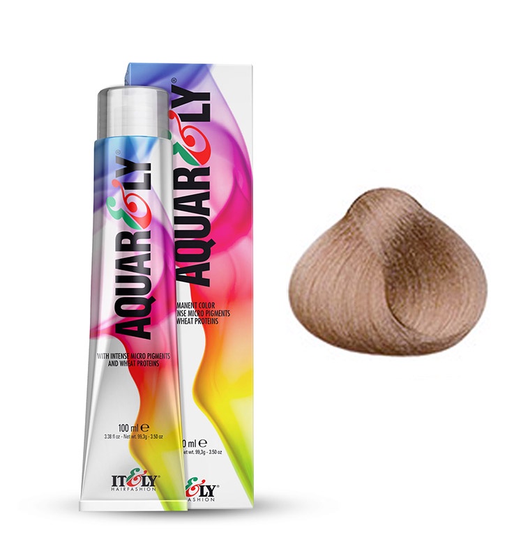 фото Itely Hairfashion Aquarely IMP SSB ультрасветлый бежевый (SSB BEIGE SUPERLIGHT) стойкая крем-краска для волос с микропигментами и низким содержанием аммиака