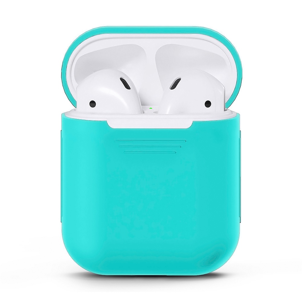 фото Силиконовый чехол JSK для Apple AirPods, бирюзовый