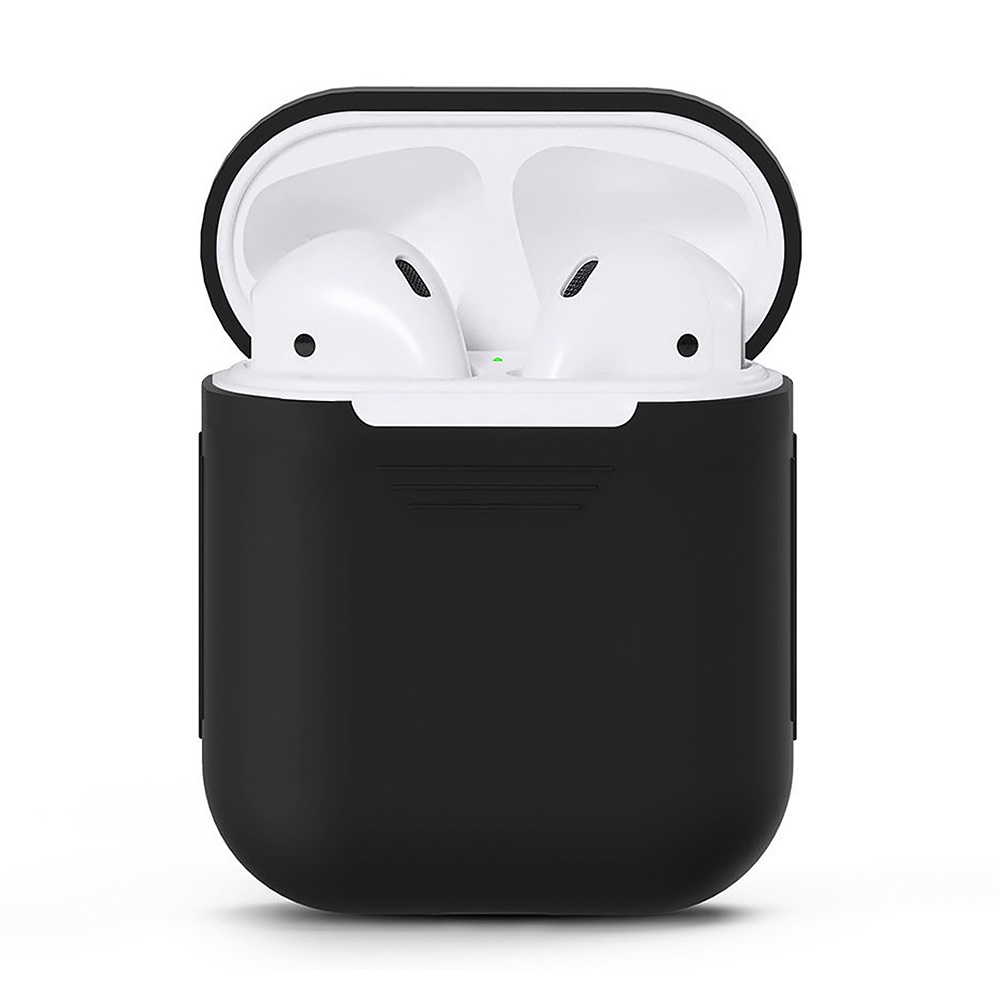 фото Силиконовый чехол JSK для Apple AirPods, черный