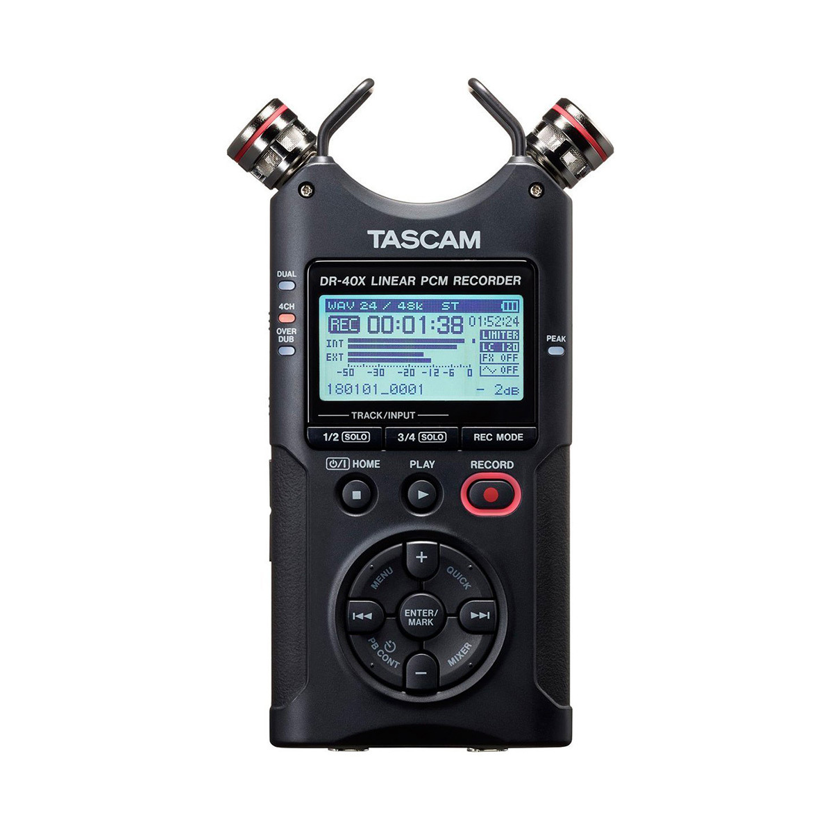 фото Диктофон Tascam DR-40x, черный