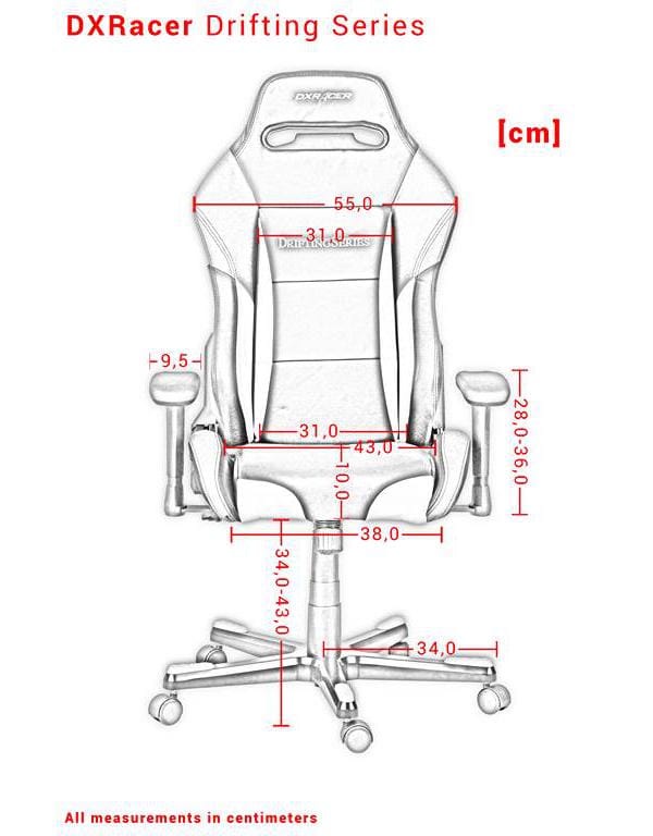 фото Игровое кресло DXRacer D-серия OH/DF73/N (цвет обивки: черный, цвет каркаса: черный)