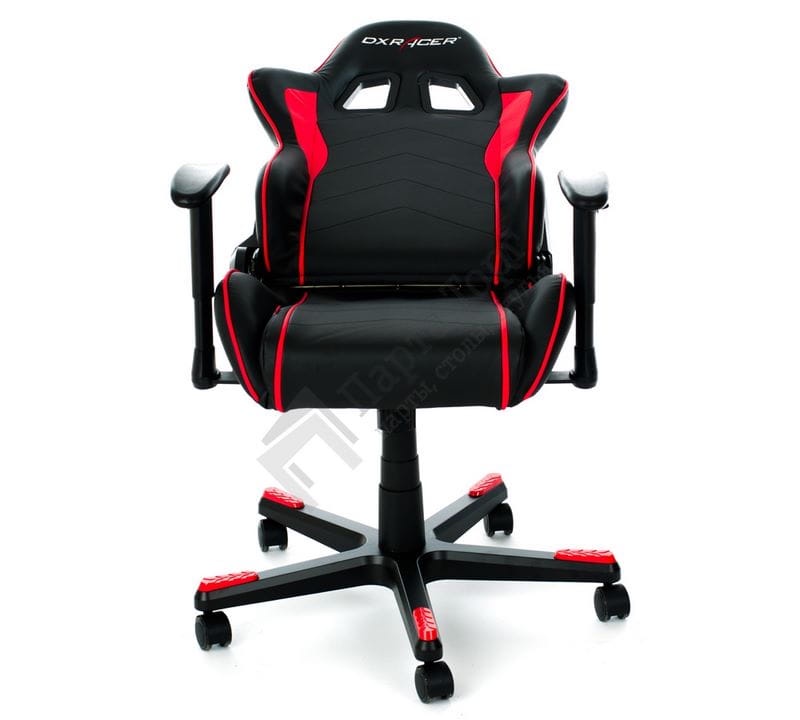 фото Игровое кресло DXRacer F-серия OH/FE08 (цвет обивки: желто/черный, цвет каркаса: черный)