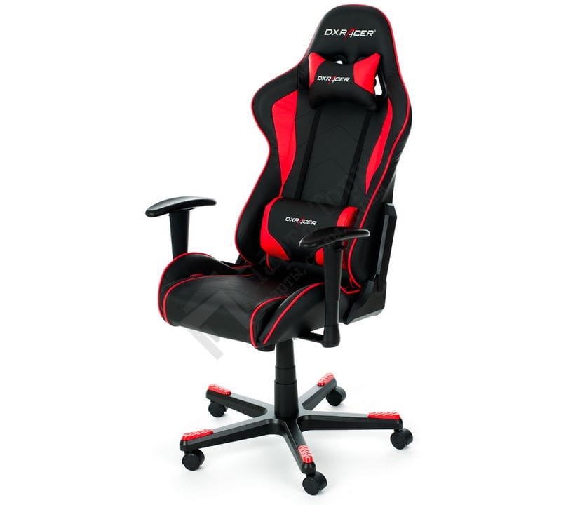 фото Игровое кресло DXRacer F-серия OH/FE08 (цвет обивки: желто/черный, цвет каркаса: черный)