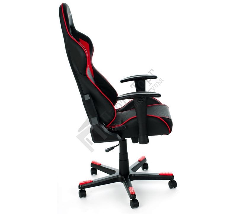 фото Игровое кресло DXRacer F-серия OH/FE08 (цвет обивки: желто/черный, цвет каркаса: черный)