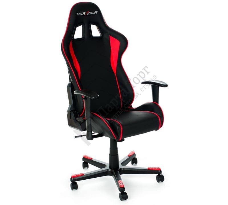 фото Игровое кресло DXRacer F-серия OH/FE08 (цвет обивки: желто/черный, цвет каркаса: черный)