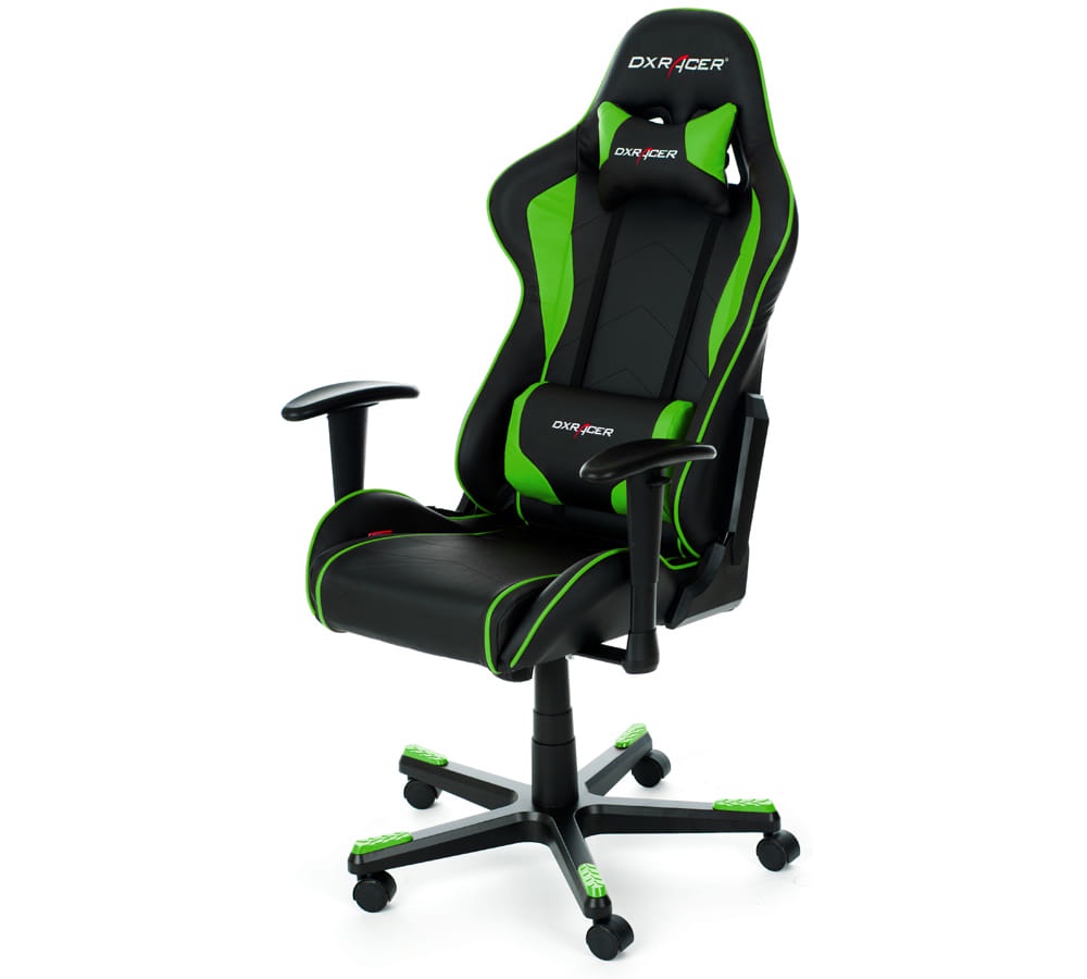 фото Игровое кресло DXRacer F-серия OH/FE08 (цвет обивки: оранжево/черный, цвет каркаса: черный)